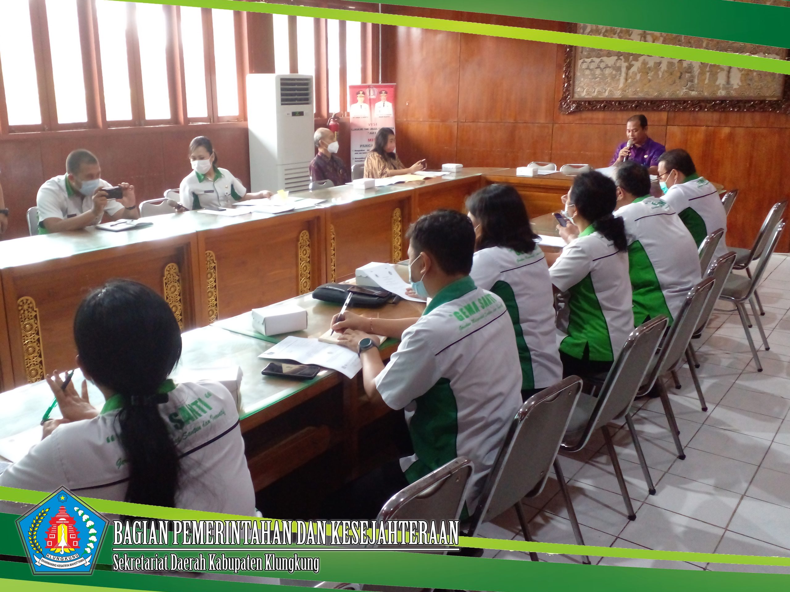 Rapat Pembahasan Keseakatan Bersama antara Universitas Bali Internasional dan Pemerintah Kabupaten Klungkung tentang Tri Dharma Perguruan Tinggi