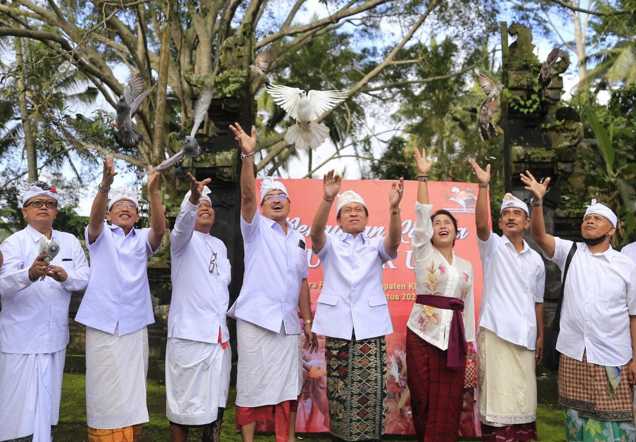 Perayaan Rahina Tumpek Uye di Kabupaten Klungkung