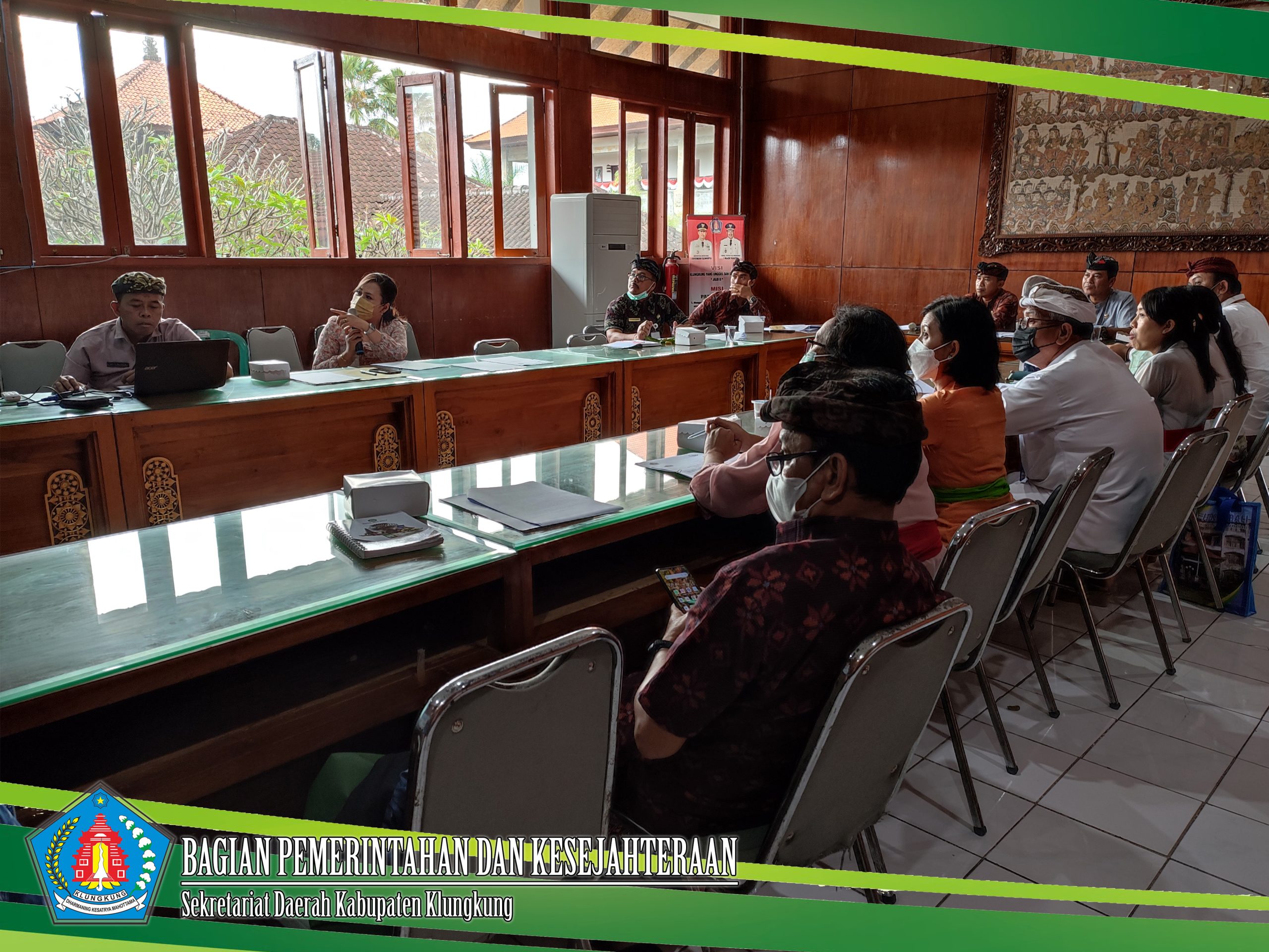 Rapat Kerja Sama Pemerintah Daerah Kabupaten Klungkung dengan ITEKES Bali.