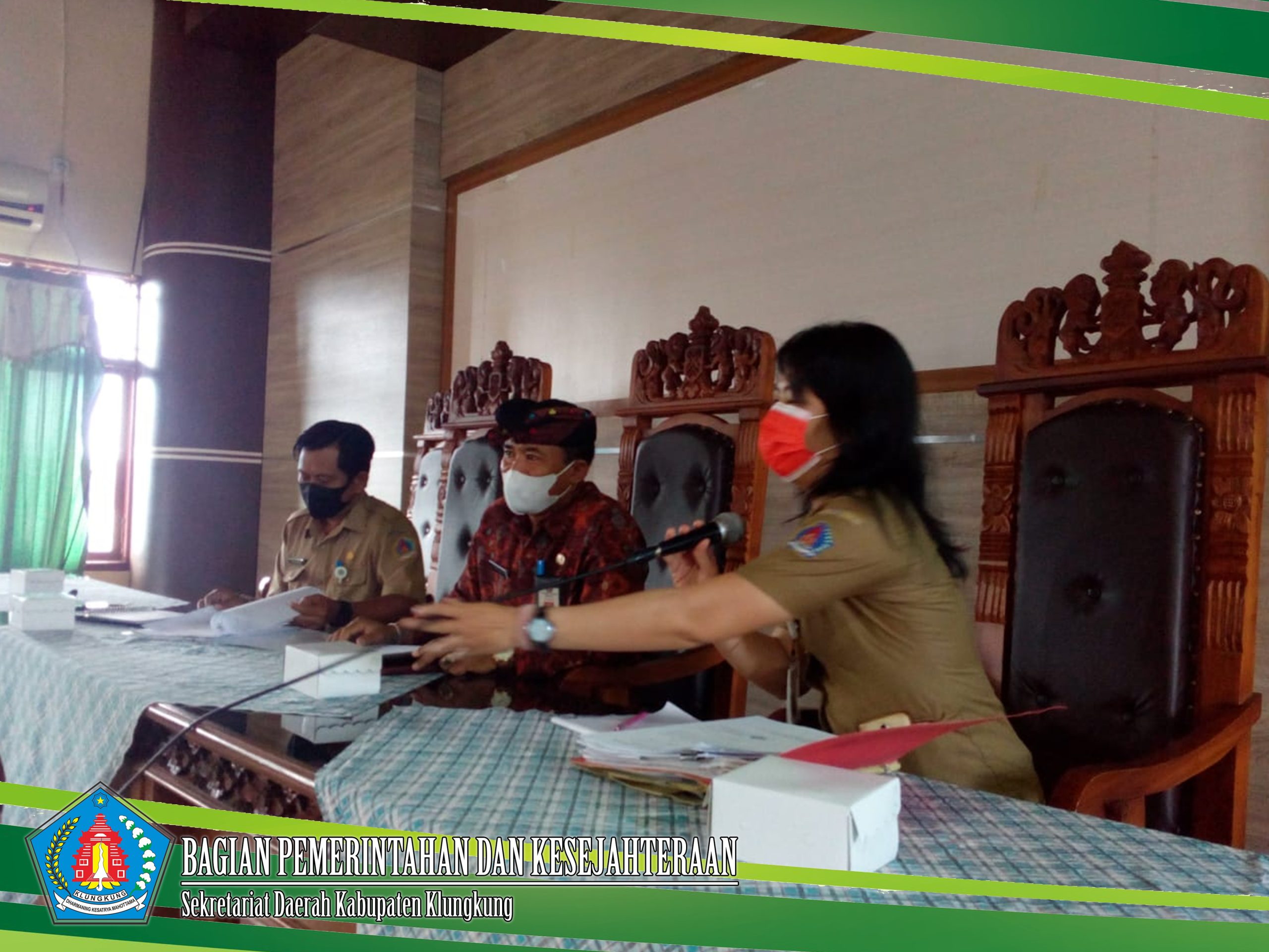 Monev Paten di Kecamatan Klungkung
