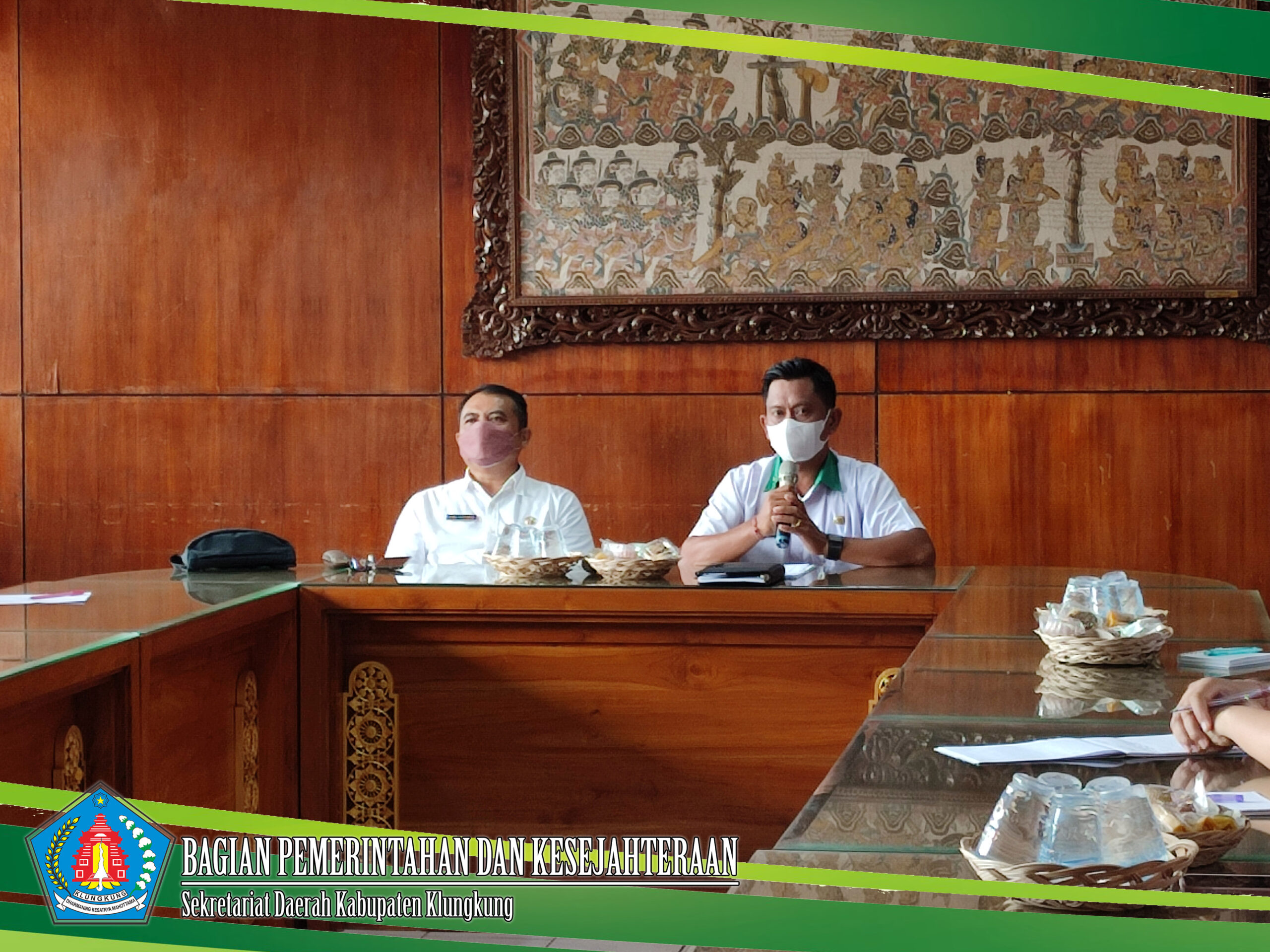 Koordinasi/Sharing Bagian Tata Pemerintahan Setda. Kota Denpasar beserta OPD Pengampu Urusan Standar Pelayanan Minimal (SPM)