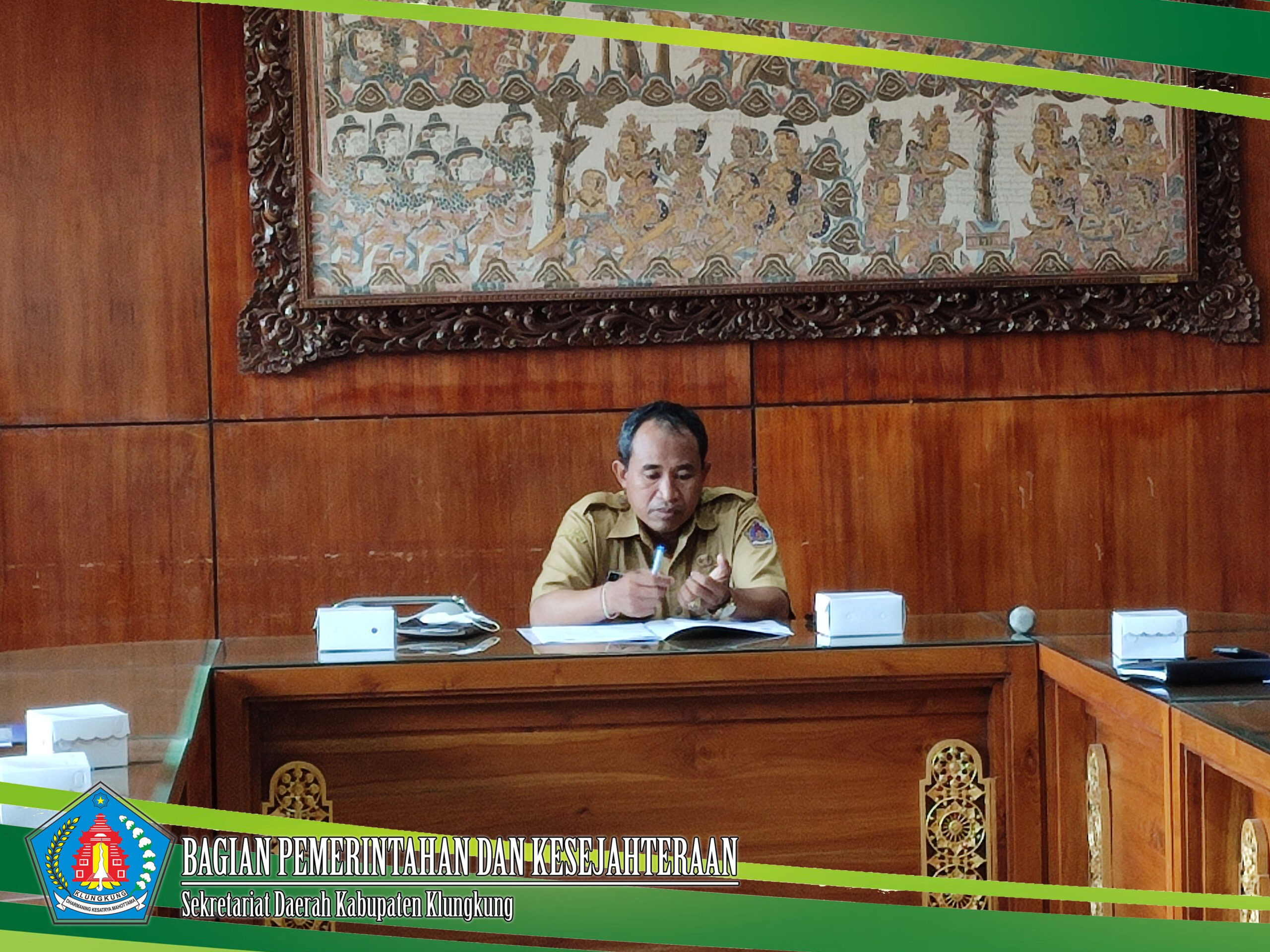 Rapat pembahasan kerja sama antara Universitas Pendidikan Ganesha dan Pemerintah Kabupaten Klungkung tentang Peneyelengaraan Tri Dharma Perguruan Tinggi